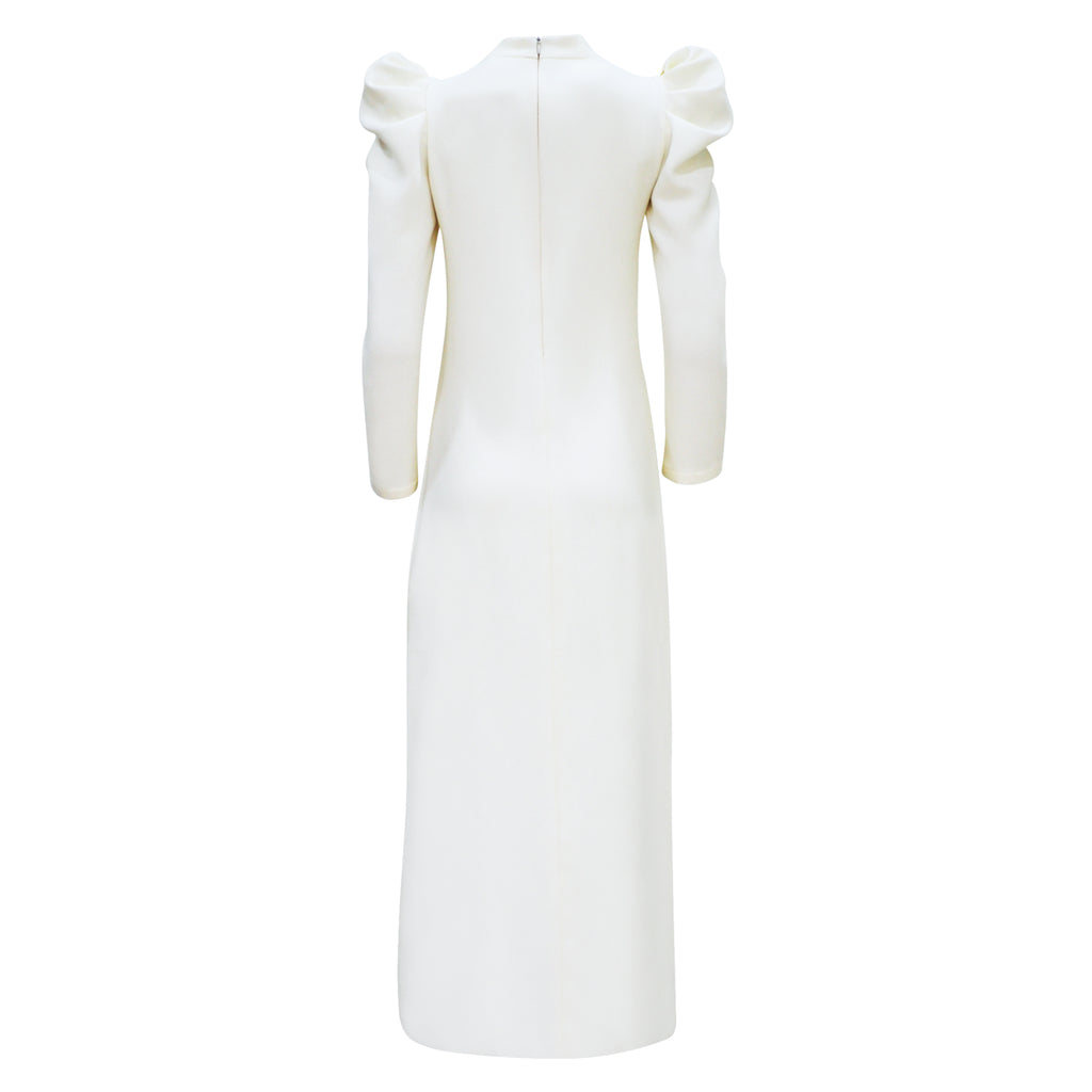 Central Celebration new queen long white dress (6969698615319)