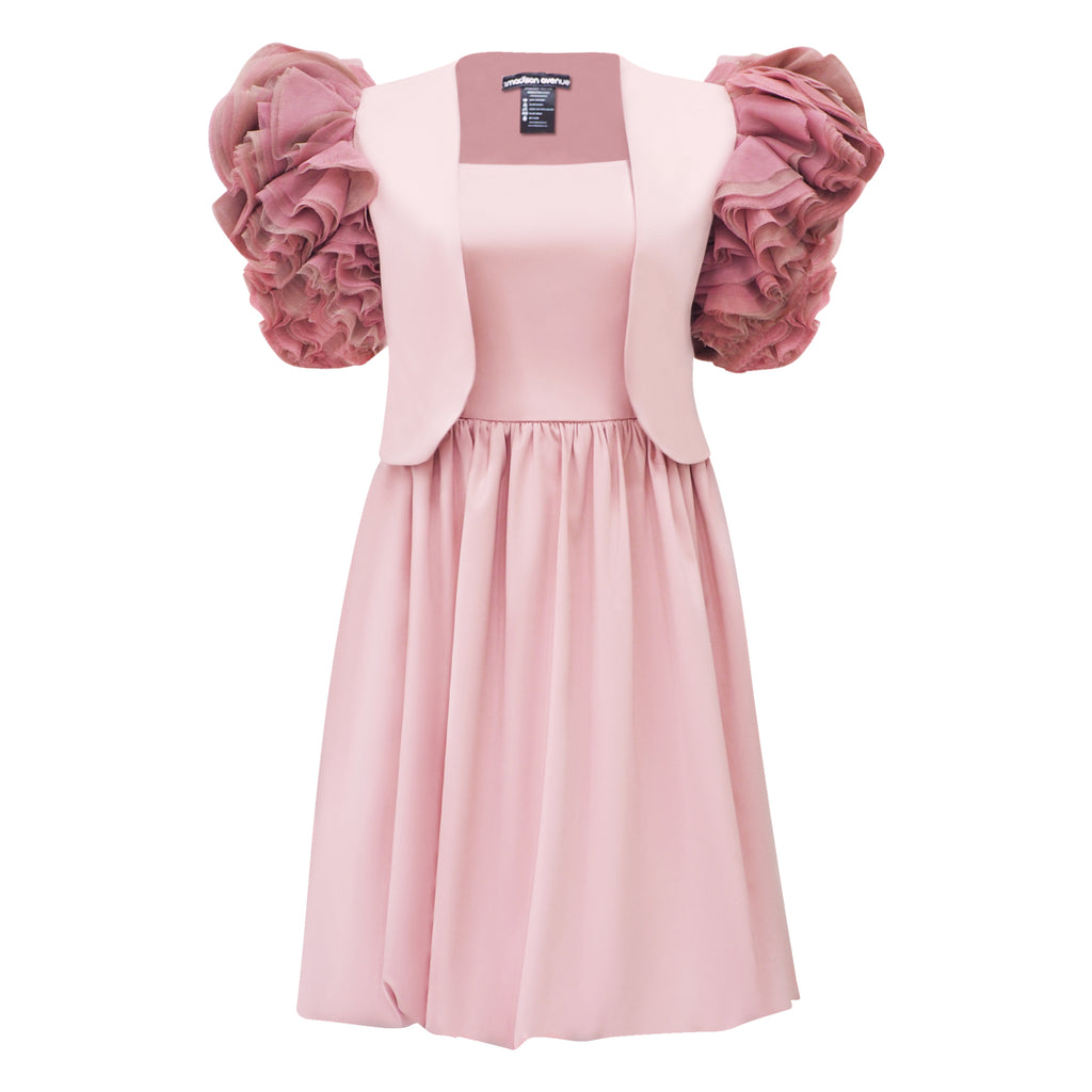 Central Celebration veronica short dusty pink bolero set dress (7015667138583)