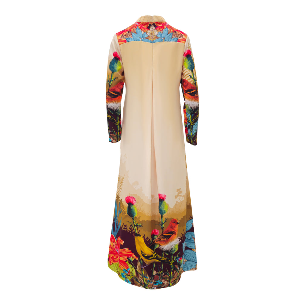 Central Park Beige Gold irana dress (7045644320791)