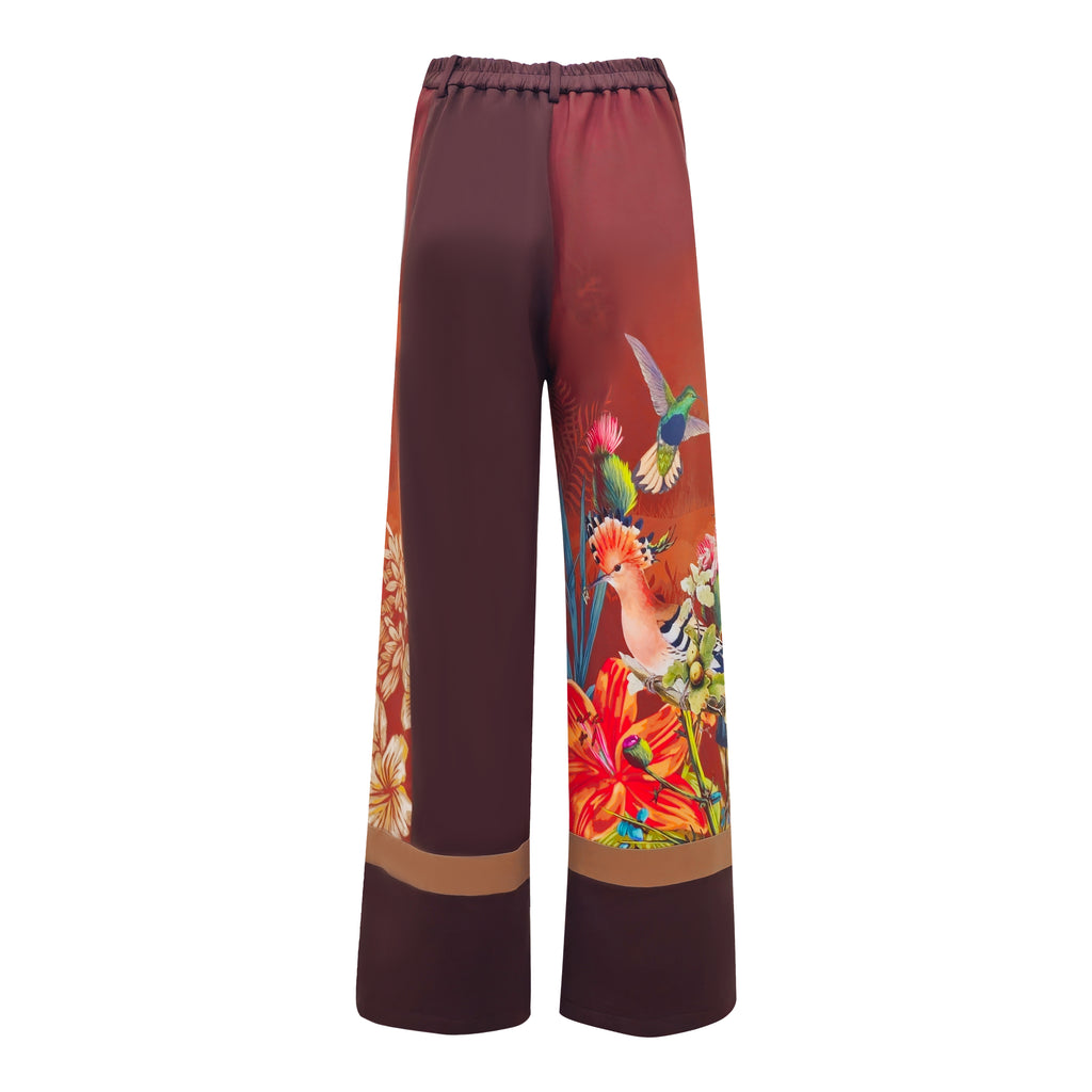 Central Park Brown Basic Cullote Pant (7048649408535)