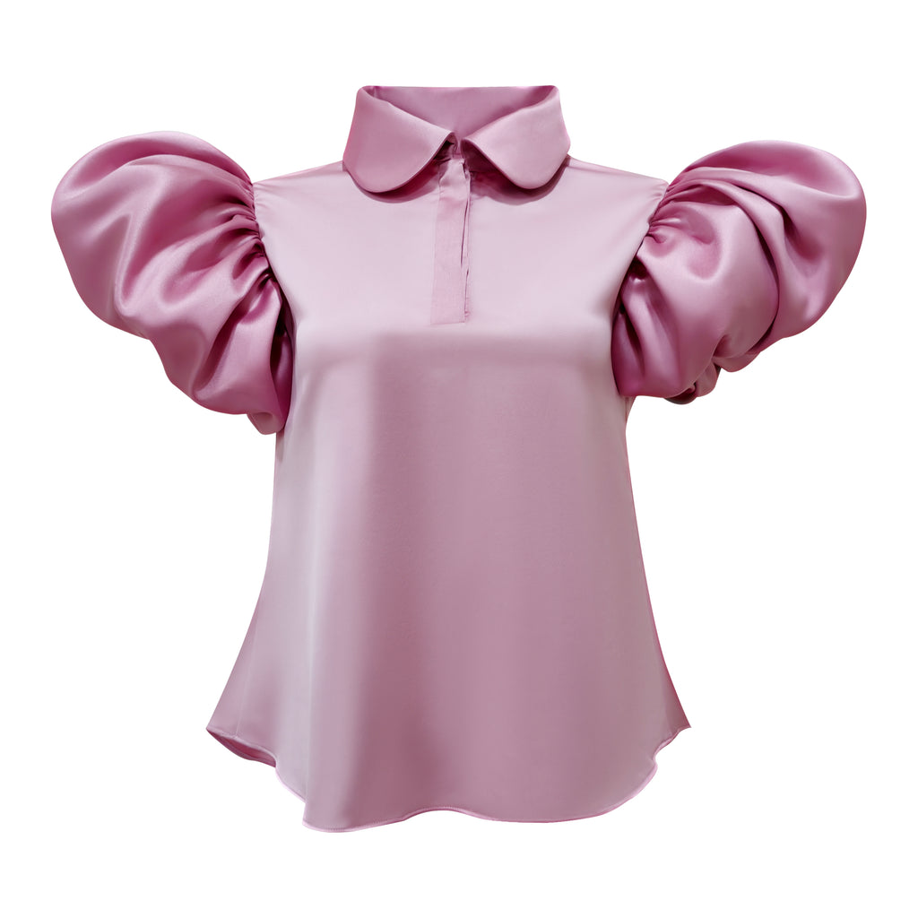 Central Park Pink retro glam top (7140252024855)