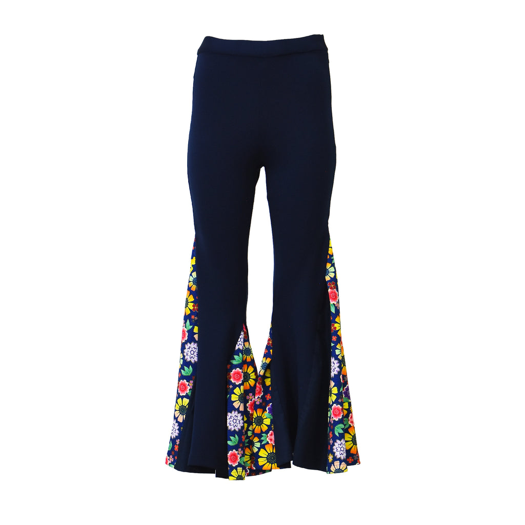 Signature Bell Bottom Pants in Orbital Floral (1824819085354)