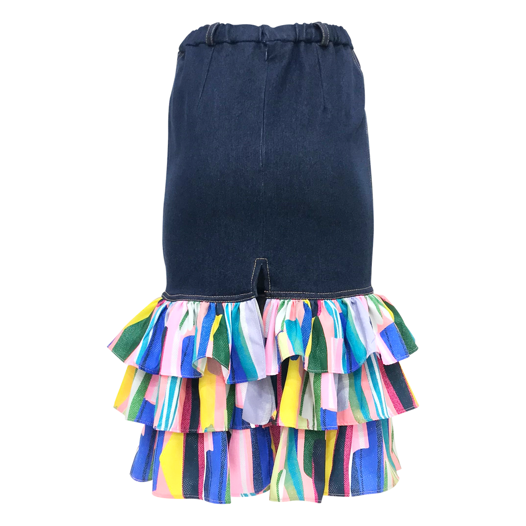 Abstract Passion Carrie Denim Skirt (6813836443671)