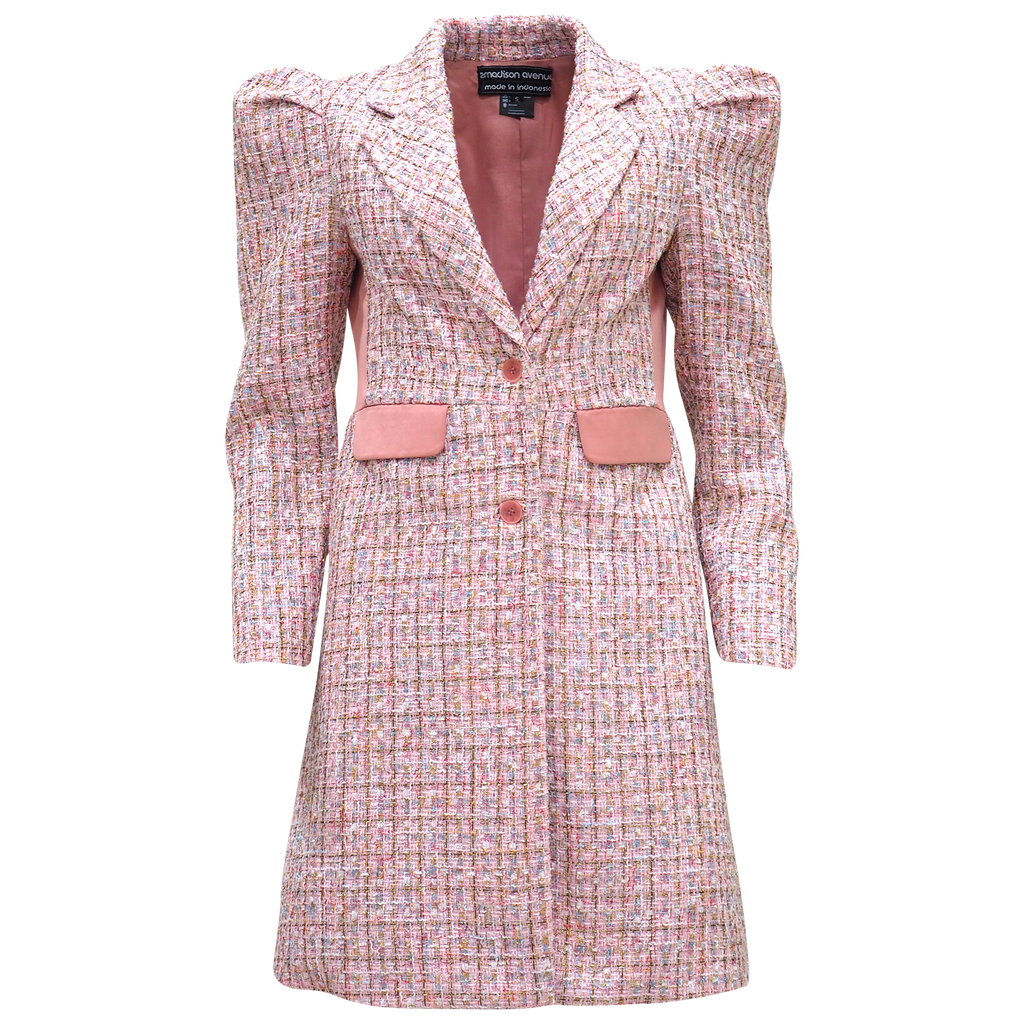 English Signature Wol Blazer Mid-length in Rose Gold (6832748134423)