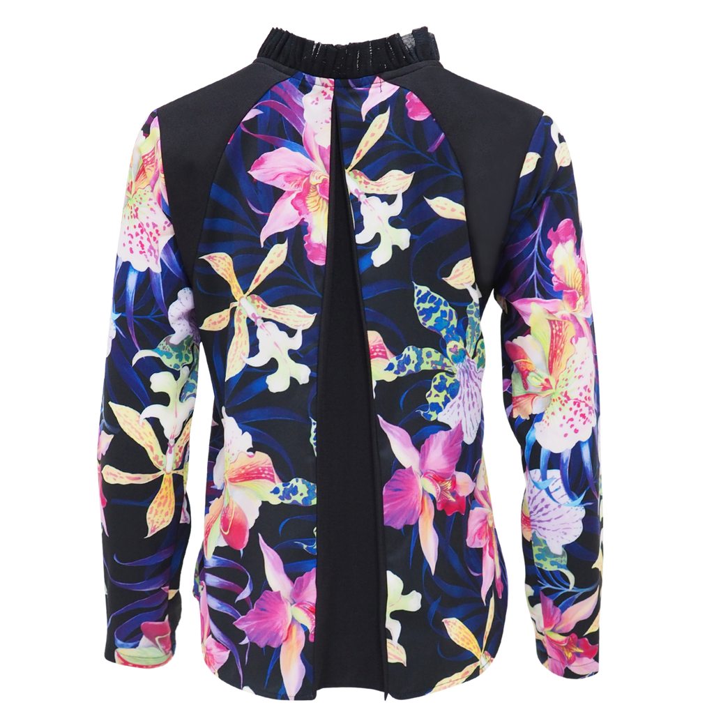 Becoming Orchid Groovy Black Top (6875267923991)
