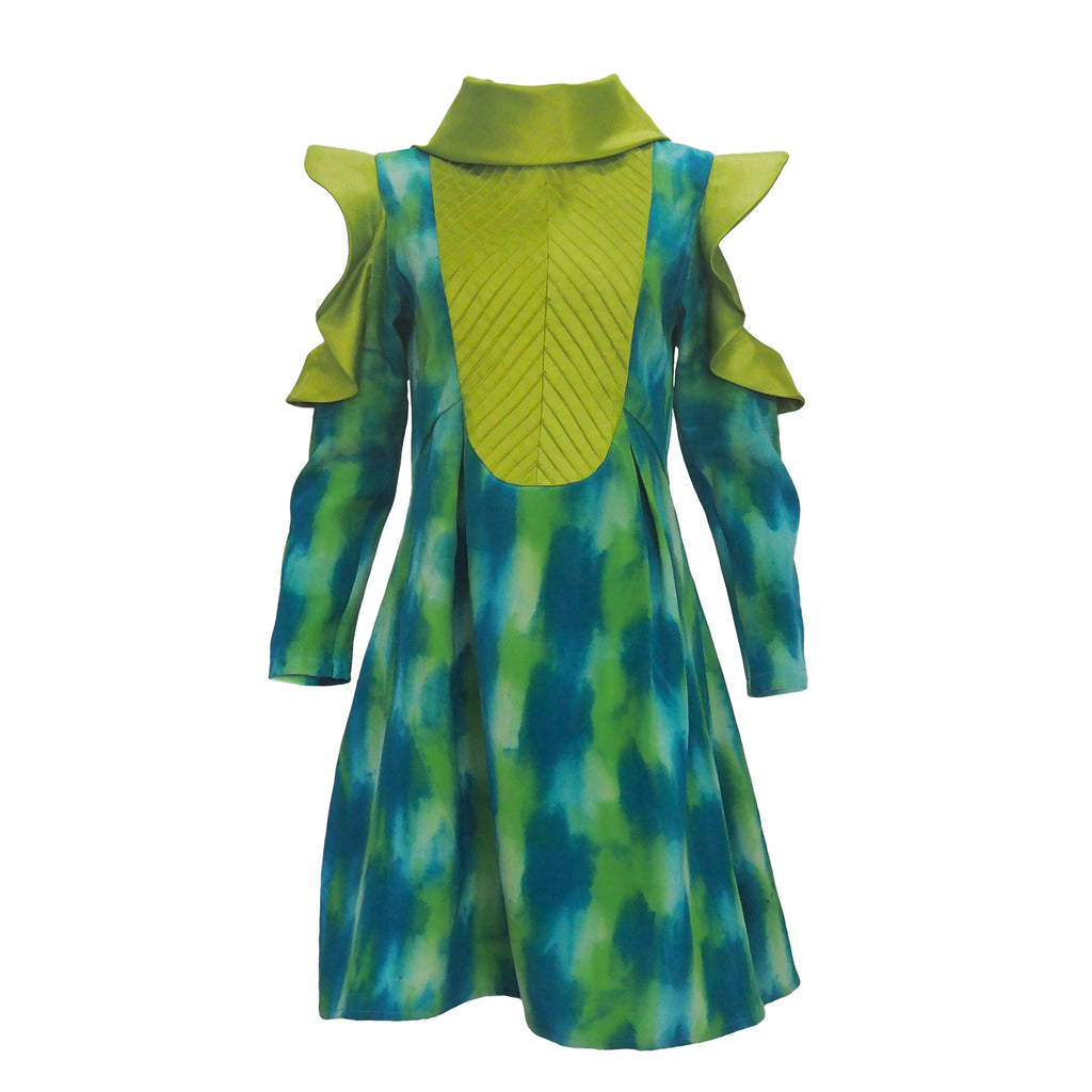 It's Time Square Green Dress (6707359449111)