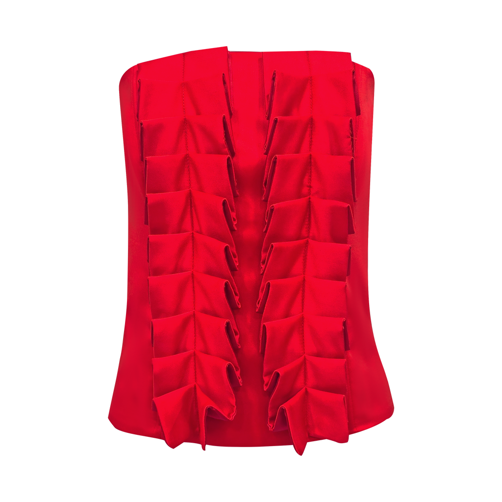 Central Celebration Destiny Red Bustier Top