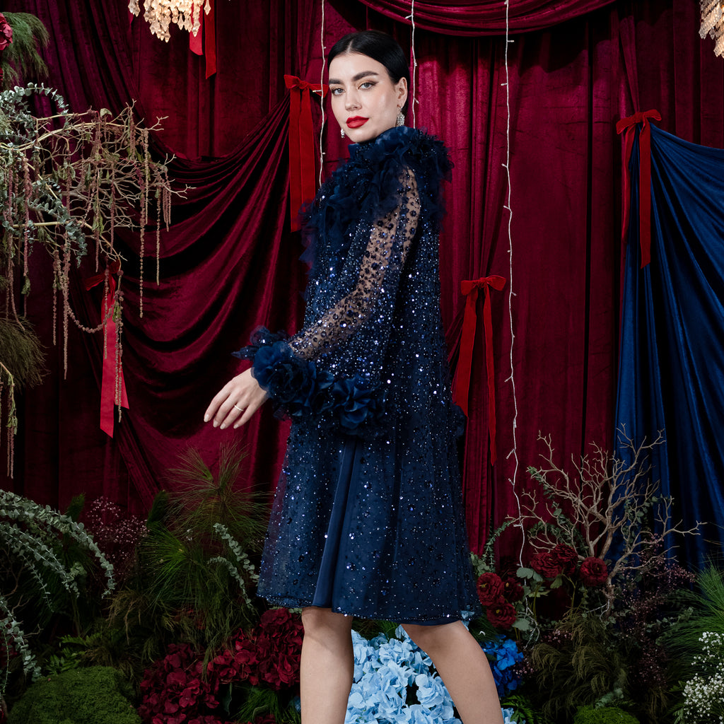 Timeless Pieces victoria in navy lace dress