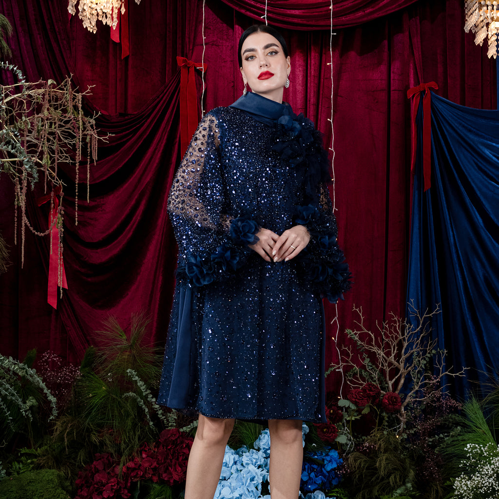 Timeless Pieces victoria in navy lace dress