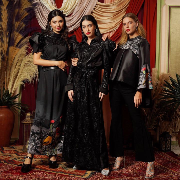 Central Park Black Irana lace dress (7045689933847)