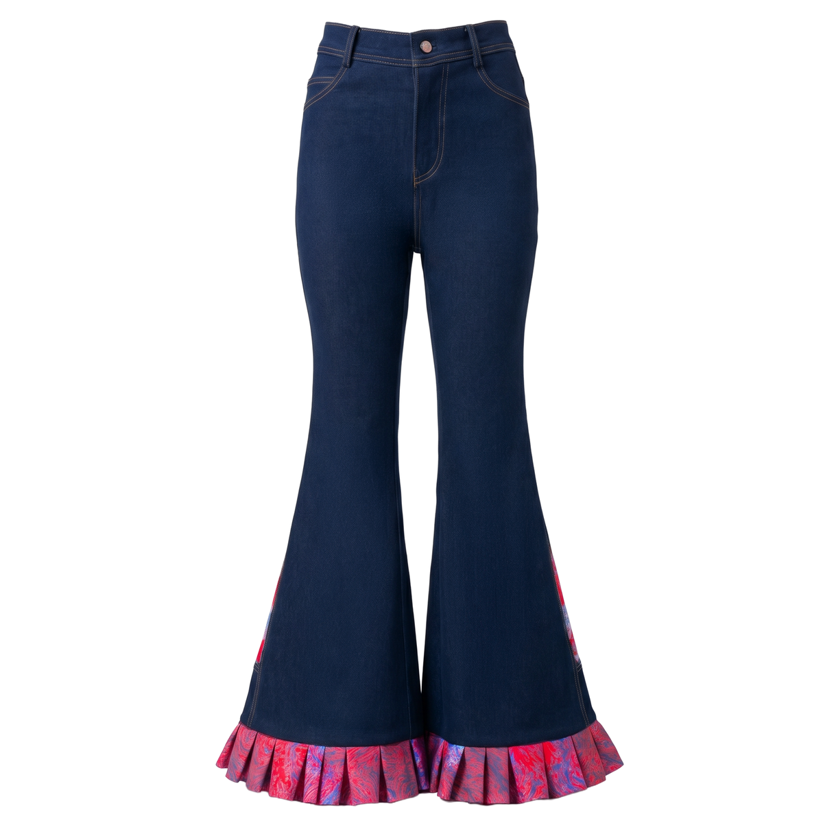Rhea signature denim merindu cullote pant