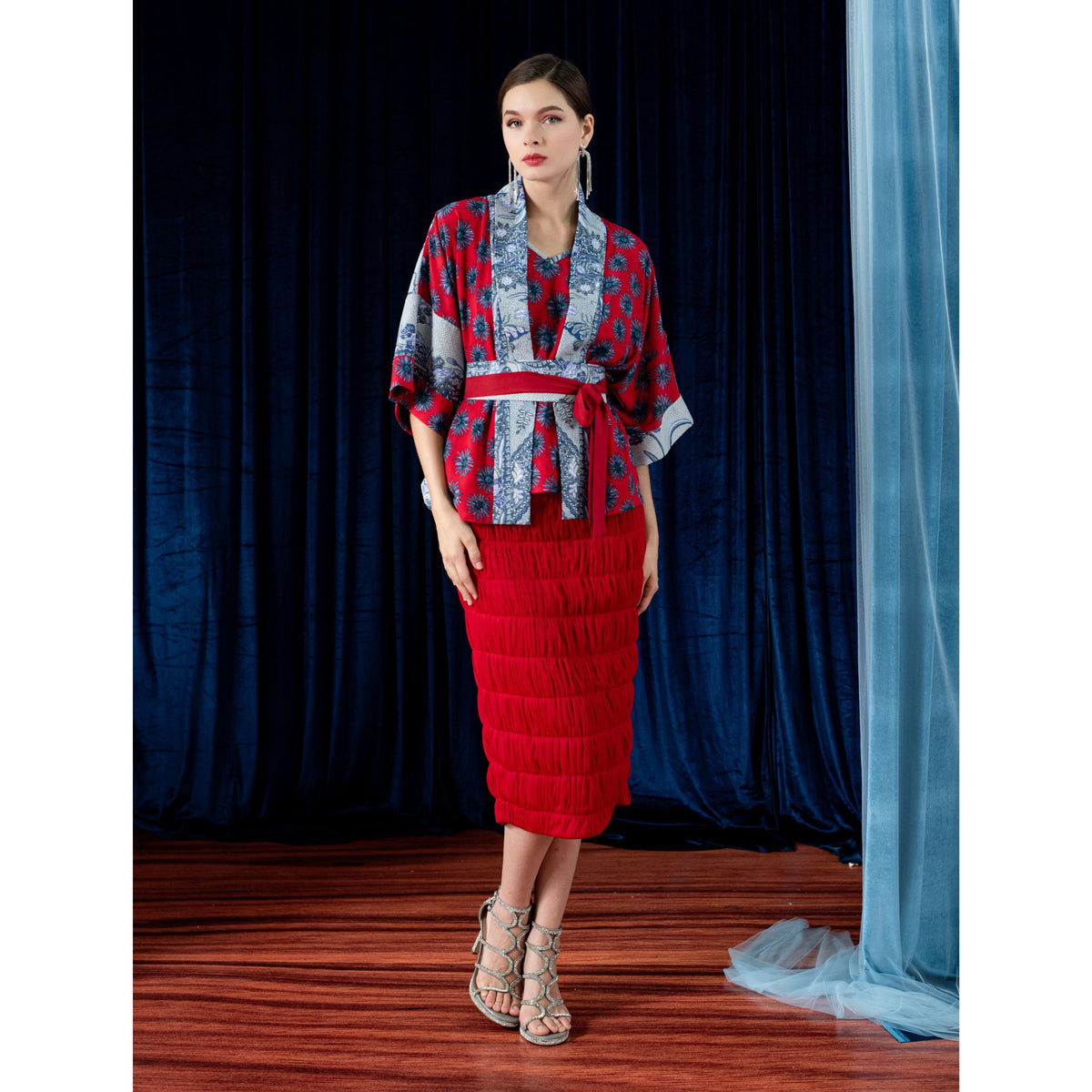 Rhea Batik Kimmy twin set top - 2MADISONAVENUE.COM