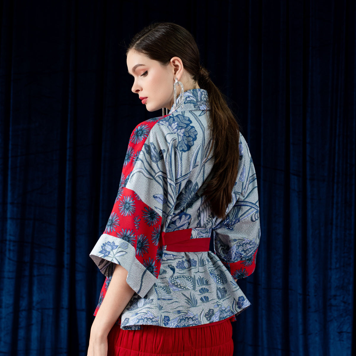 Rhea Batik Kimmy twin set top - 2MADISONAVENUE.COM