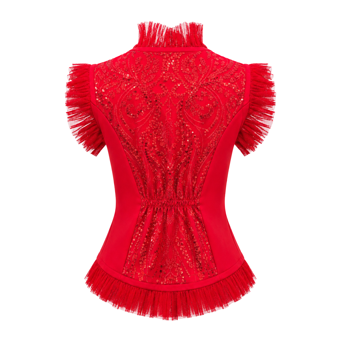 Signature Red Diana Top - 2MADISONAVENUE.COM