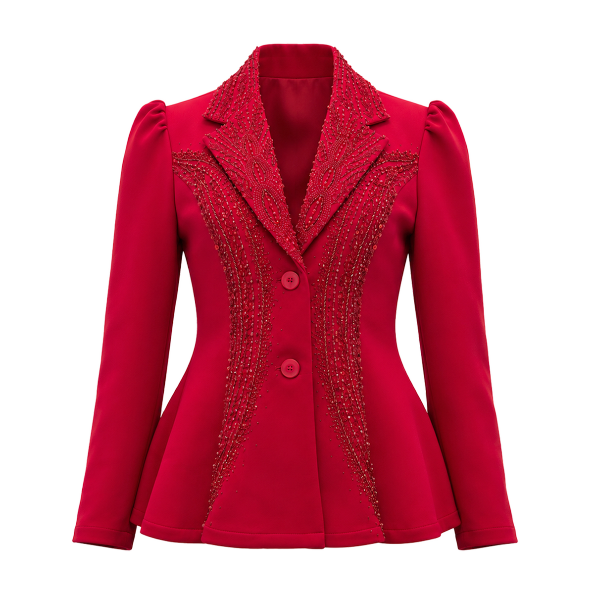 Signature Red samantha blazer with sequin