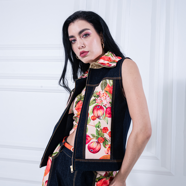 Paradise denim fancy vest (7260260663319)