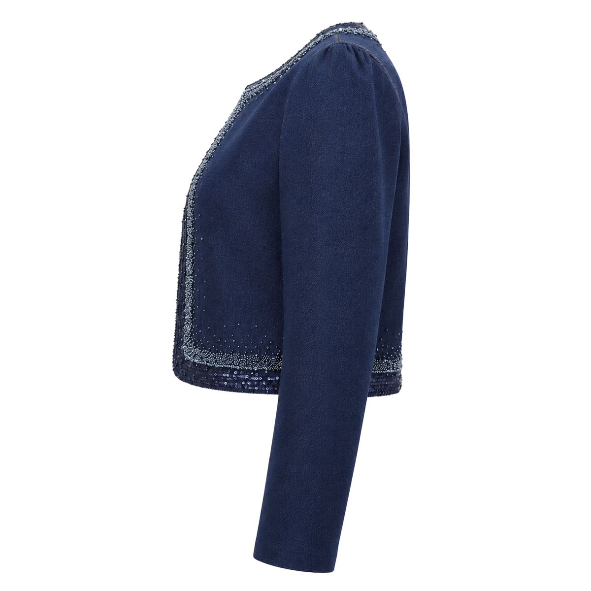 Signature Denim new outer with sequin - 2MADISONAVENUE.COM