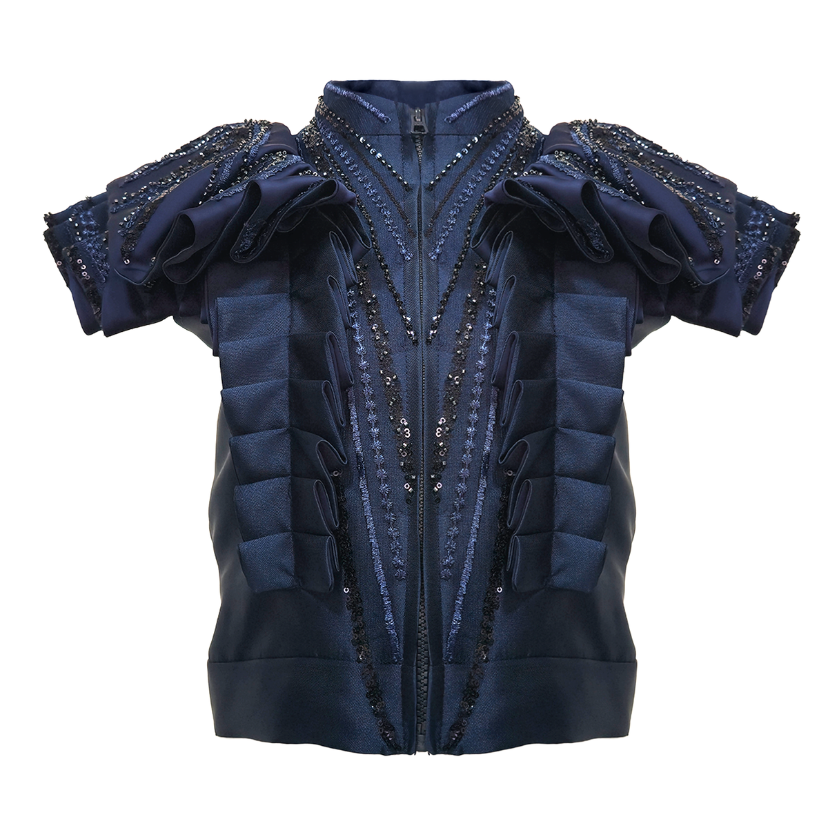 Signature Navy Jacket Destiny with sequin - 2MADISONAVENUE.COM