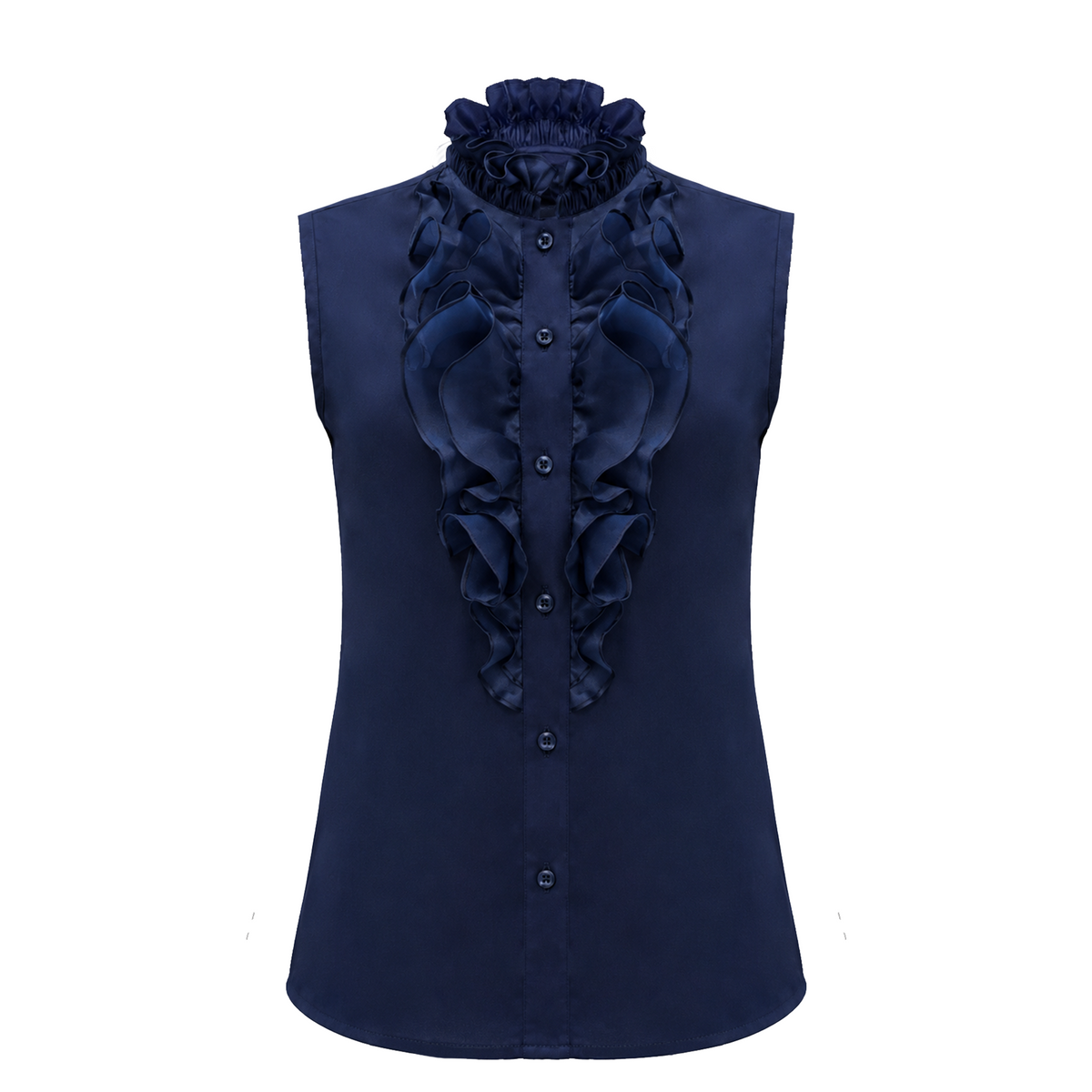 Signature Navy romansa shirt - 2MADISONAVENUE.COM