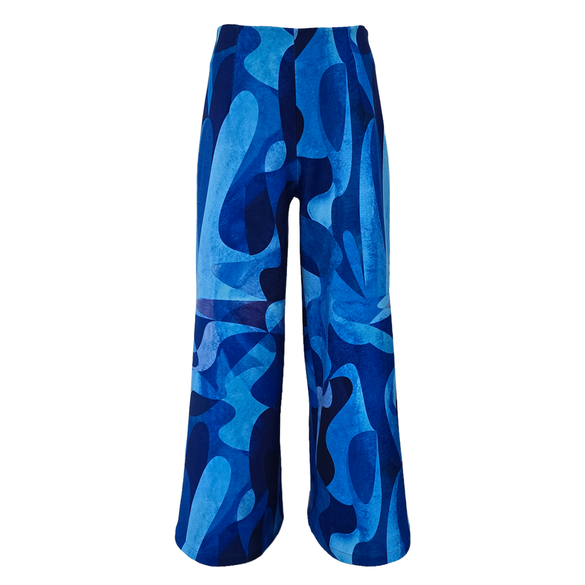 Rainbow Joy Blue basic cullote pant - 2MADISONAVENUE.COM