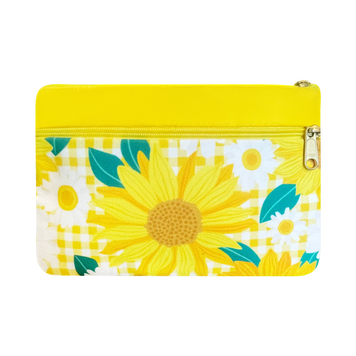 Sunflower New Flat Pouch - 2MADISONAVENUE.COM