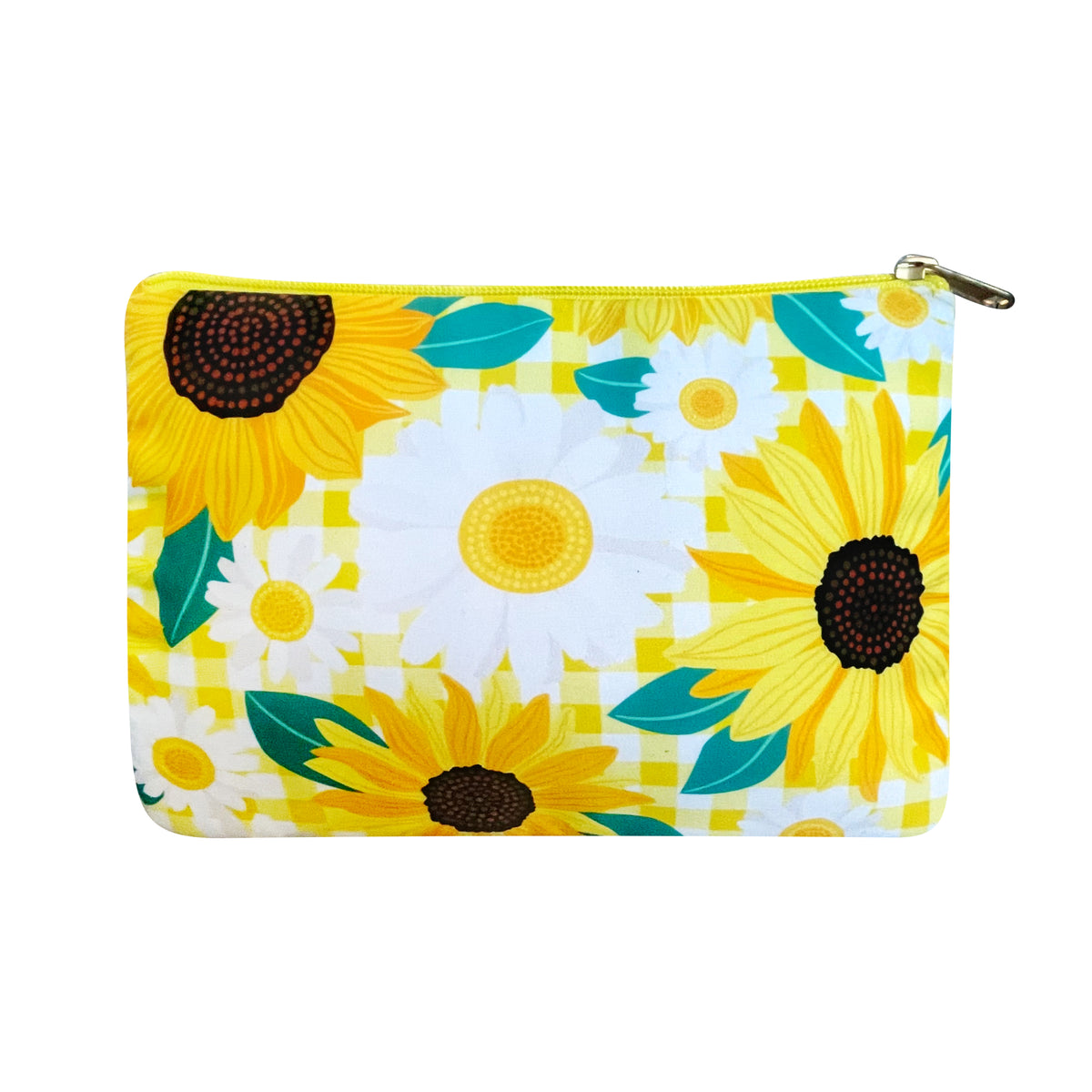 Sunflower Flat Pouch F/P - 2MADISONAVENUE.COM