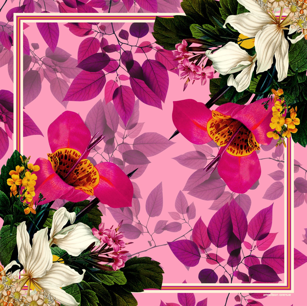POF Pink hijab scarf - 2MADISONAVENUE.COM