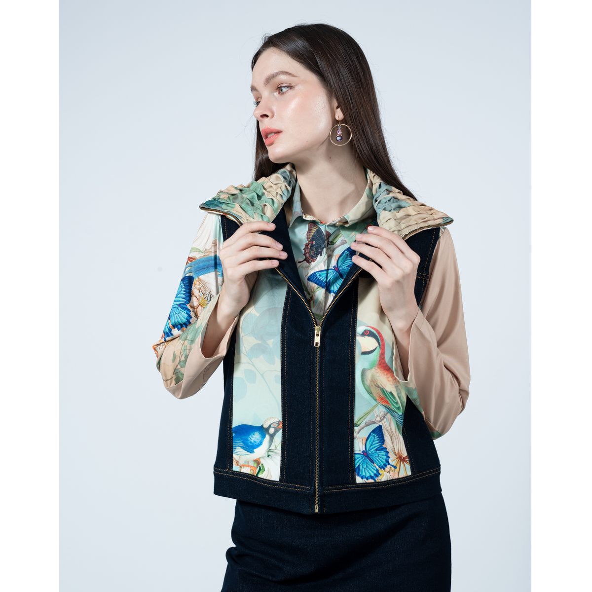 Miami Tosca fancy denim vest (7679133548567)