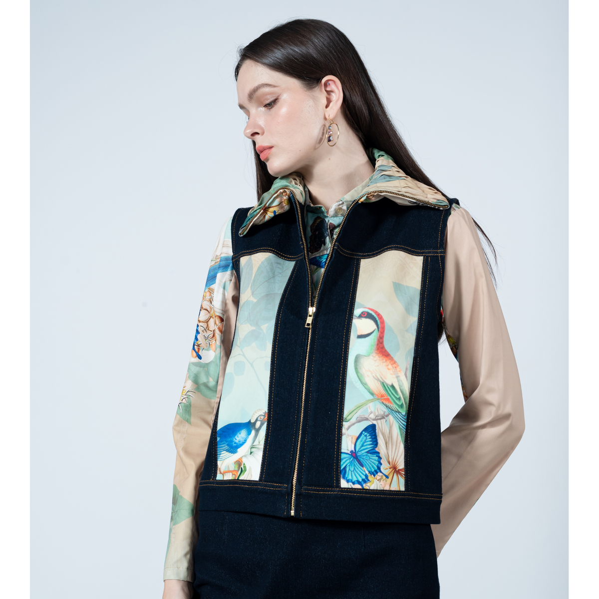 Miami Tosca fancy denim vest (7679133548567)