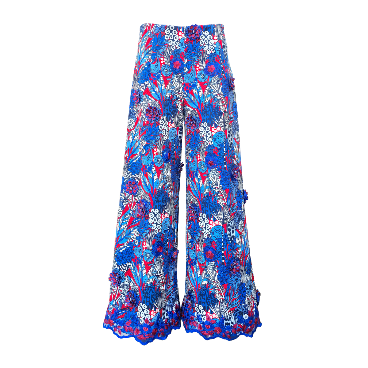 Reese basic cullote pant with 3D flower