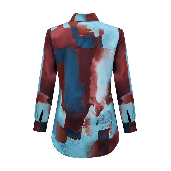 Bonita AP Brown loose shirt F/P - 2MADISONAVENUE.COM