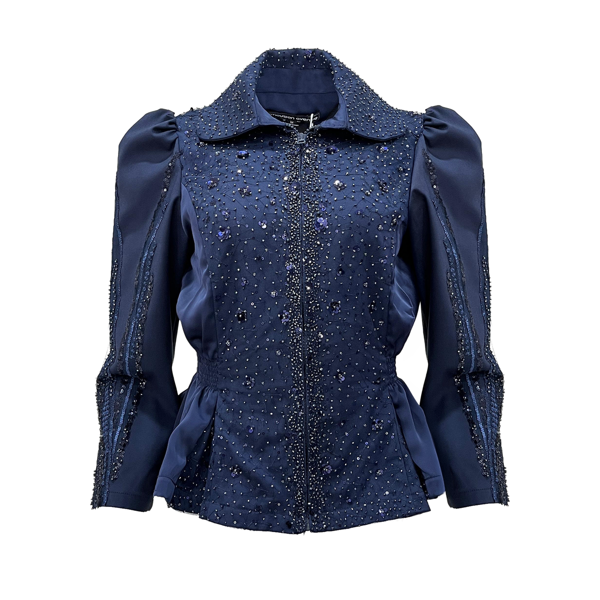 Signature Navy samantha lace top