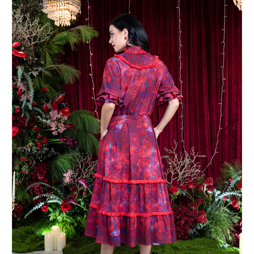 Moxie Abstract romantic dress