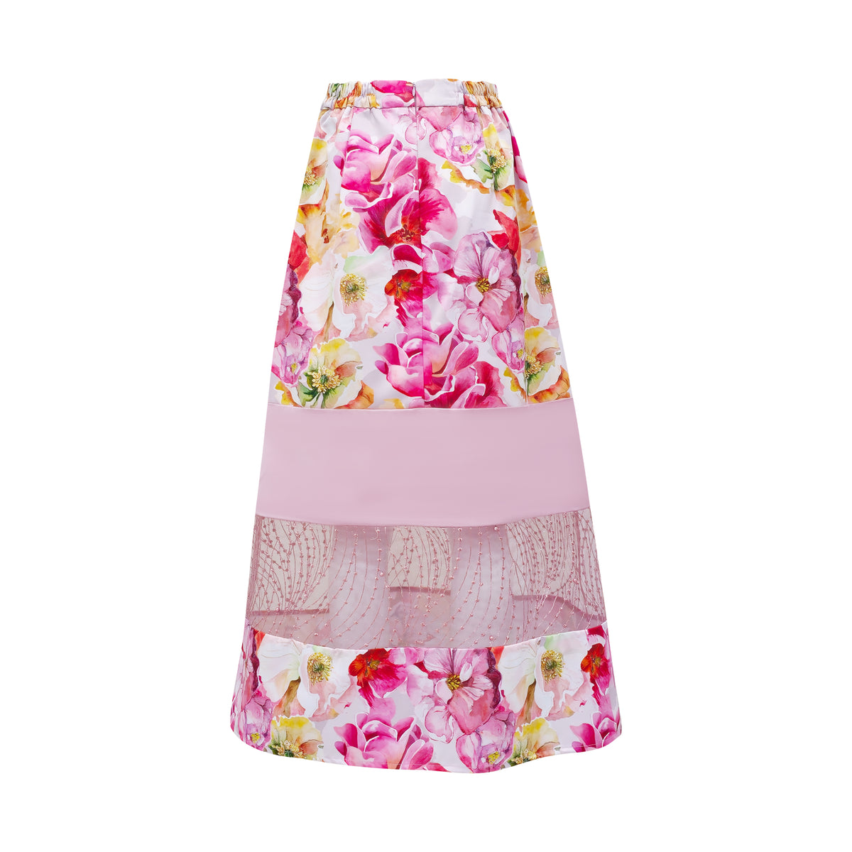 Pink Presley jennifer pink long skirt (7471656992791)