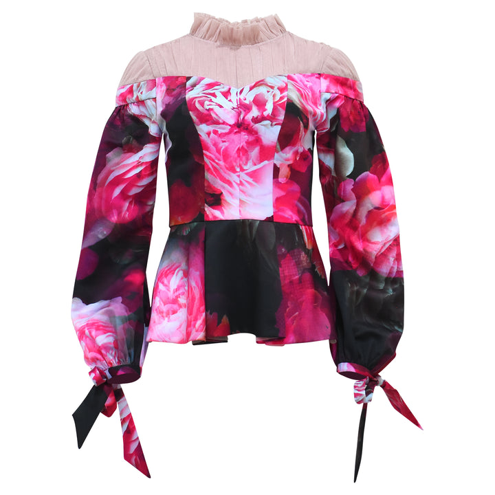 Becoming Night Rose New Queen Blouse (6888024047639)