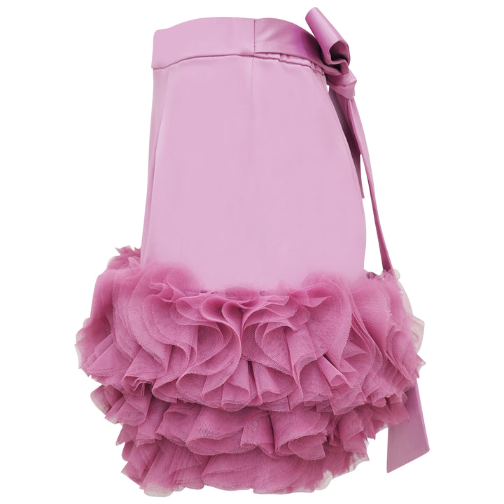 Royal Carrie Tulle Mini Skirt in Lilac (7013612584983)