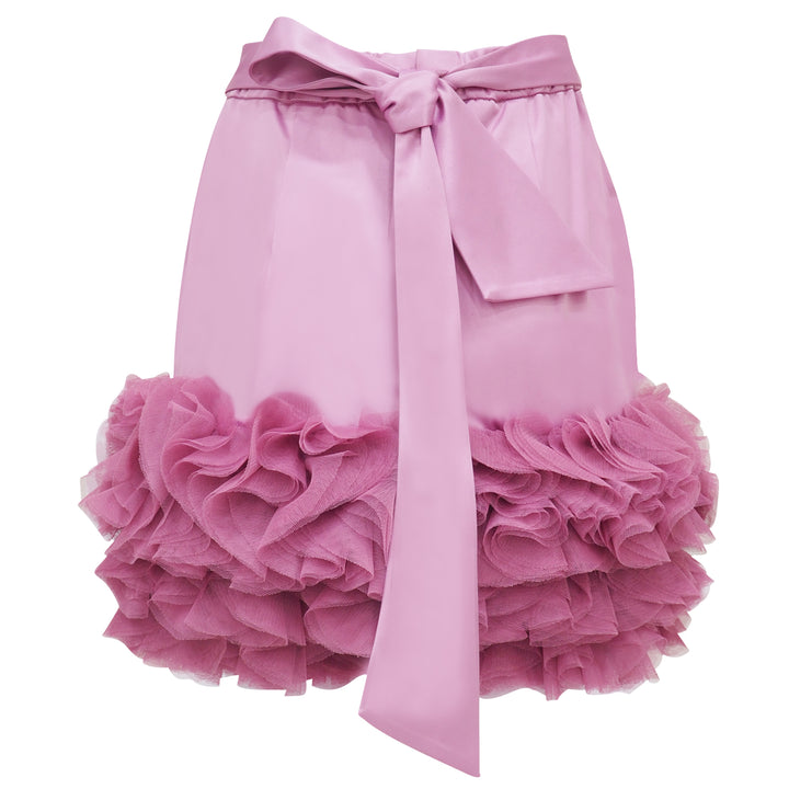Royal Carrie Tulle Mini Skirt in Lilac (7013612584983)