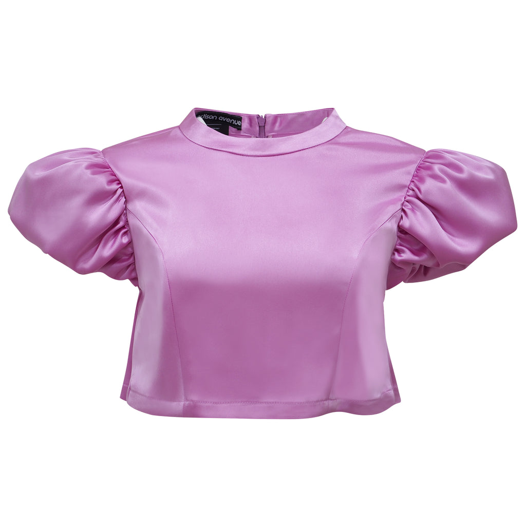 Becoming Morning Rose Eastside Silk Lilac Top (6913249214487)
