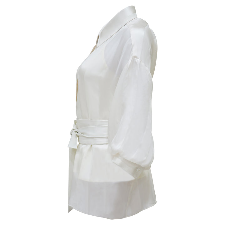 Silk Relax Top in White (6903145922583)