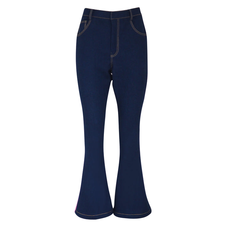 Becoming Morning Rose New Signature Bell Bottom Denim Pant ( Zipper ) (6913249509399)