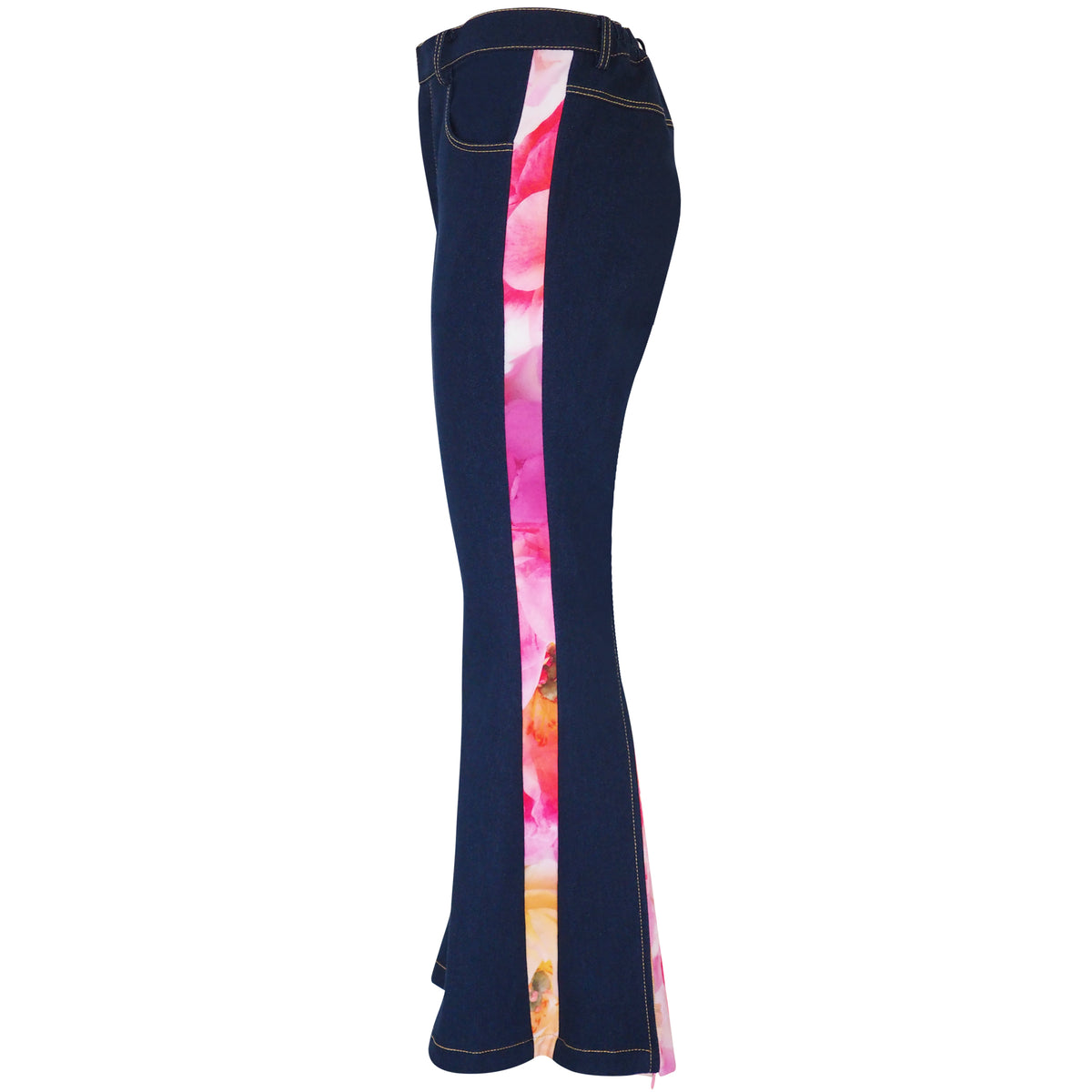 Becoming Morning Rose New Signature Bell Bottom Denim Pant ( Zipper ) (6913249509399)