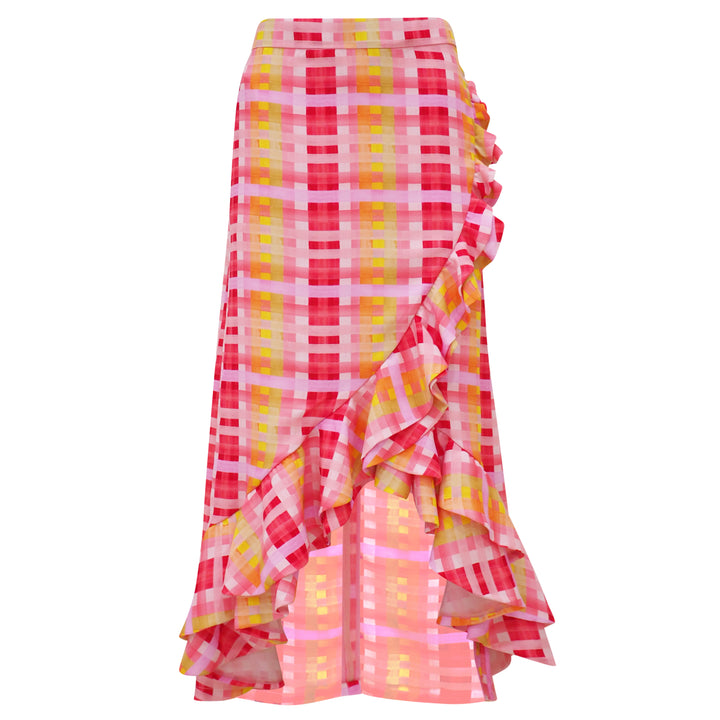 Becoming Gingham Sunkist Kahlo Skirt (6912524058647)
