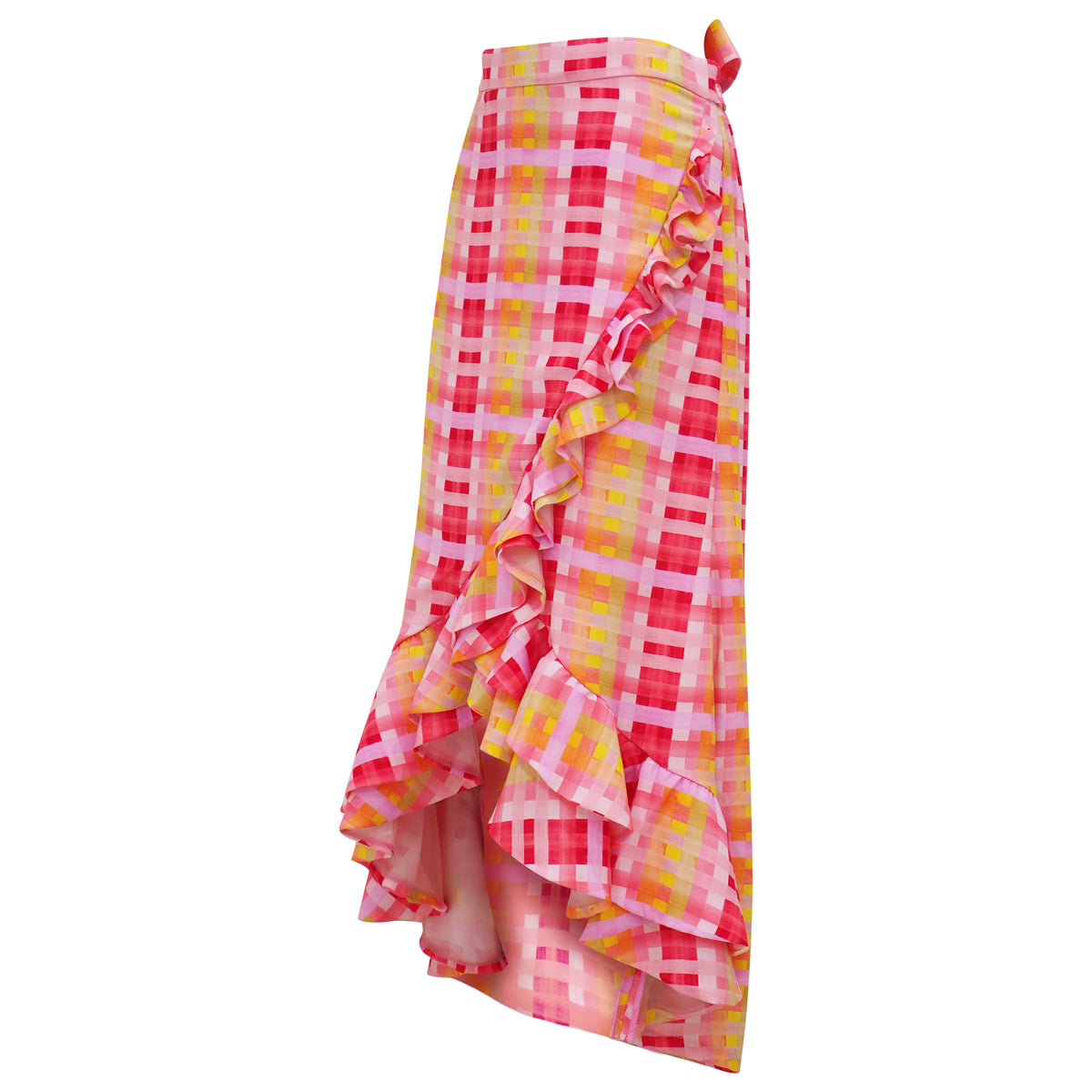 Becoming Gingham Sunkist Kahlo Skirt (6912524058647)