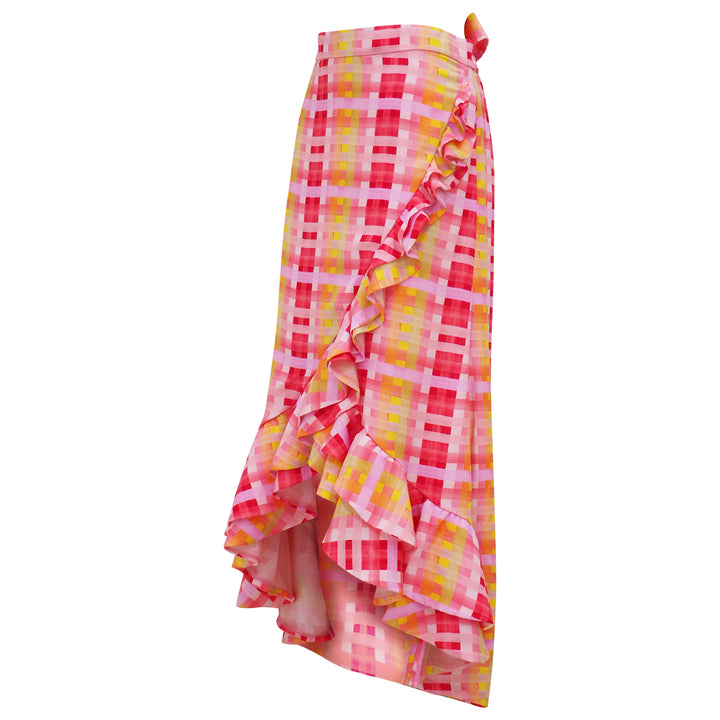 Becoming Gingham Sunkist Kahlo Skirt (6912524058647)