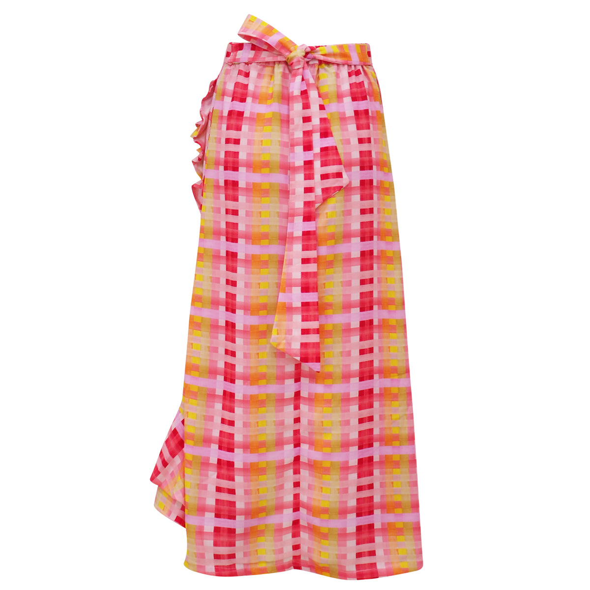 Becoming Gingham Sunkist Kahlo Skirt (6912524058647)