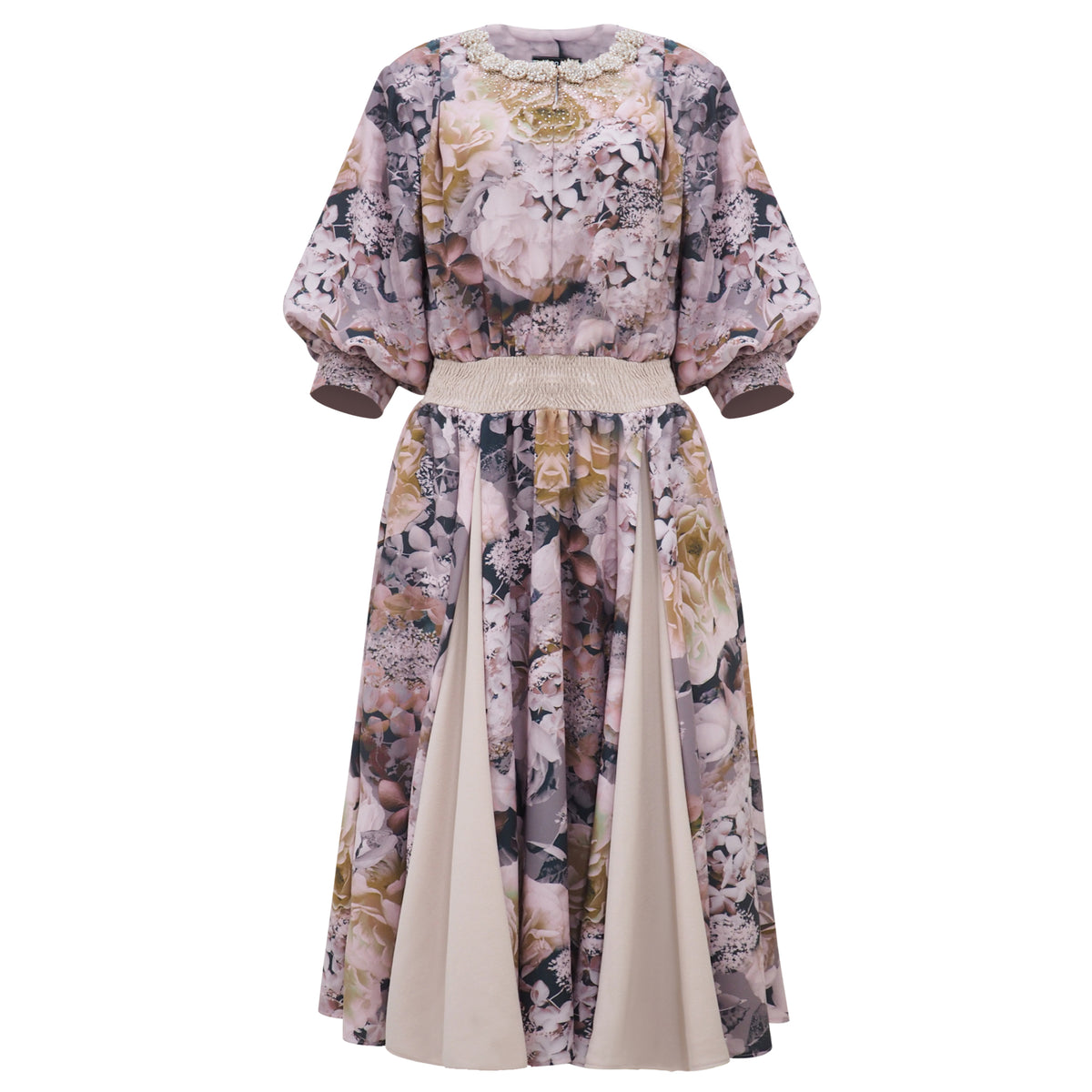 Becoming Platinum Rose Rayie Layering Dress (6913430650903)