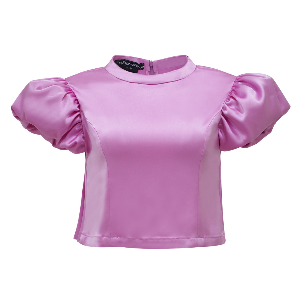 Becoming Morning Rose Eastside Silk Lilac Top (6913711669271)