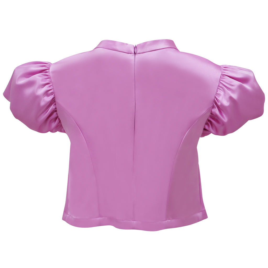 Becoming Morning Rose Eastside Silk Lilac Top (6913711669271)