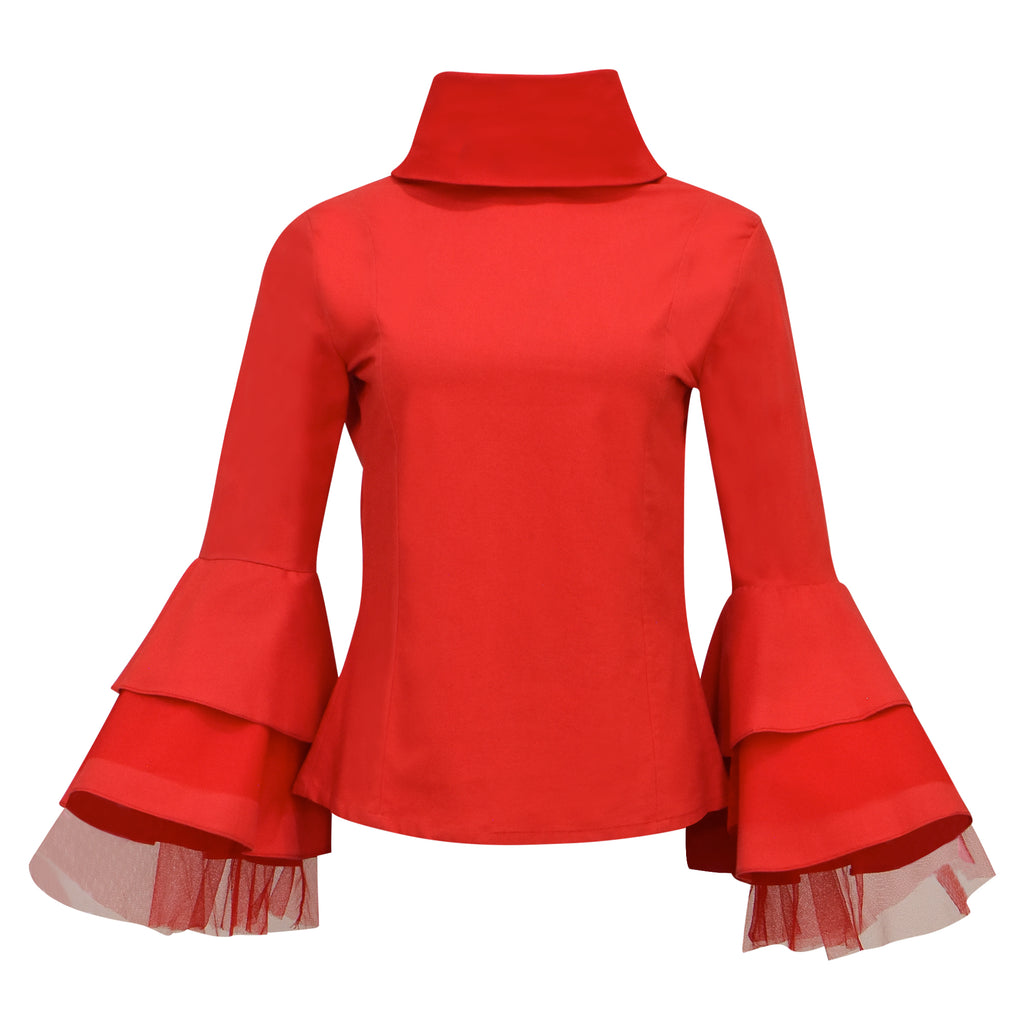 Shamira Top In Red (1824822722602)