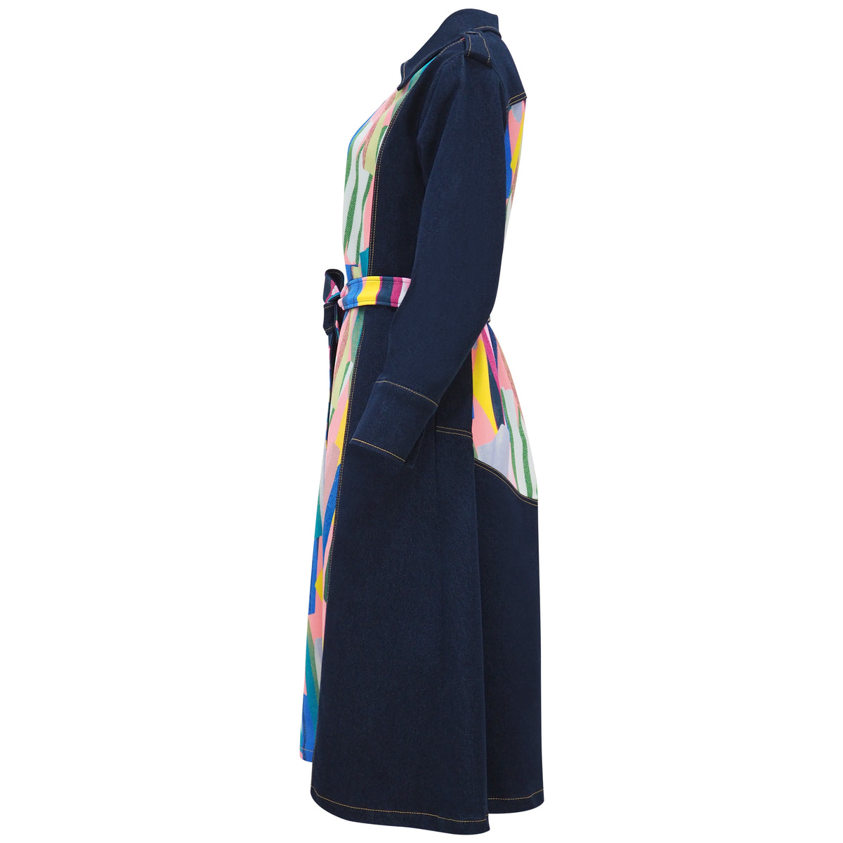 Abstract Passion Gangsta Denim Jacket (6876087058455)